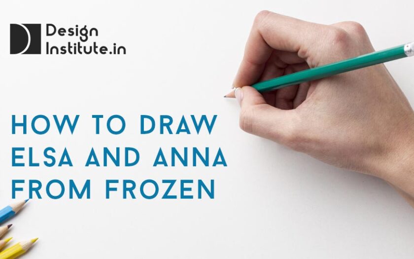 How-To Draw Elsa And Anna From Frozen