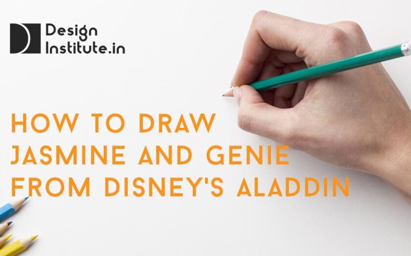 How to Draw Jasmine And Genie from Disney's Aladdin