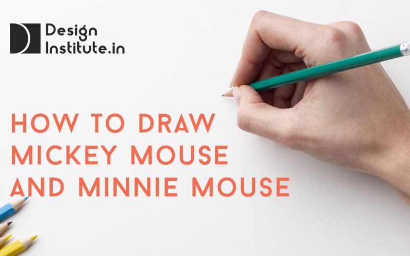 How to Draw Mickey Mouse and Minnie Mouse